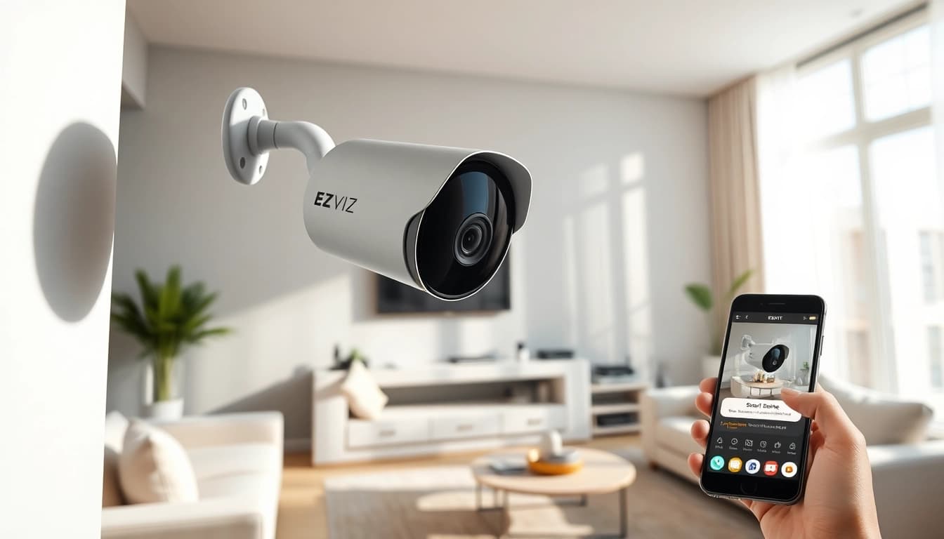 Protege tu hogar con Cámaras Ezviz, que ofrecen diseño moderno e integración inteligente.