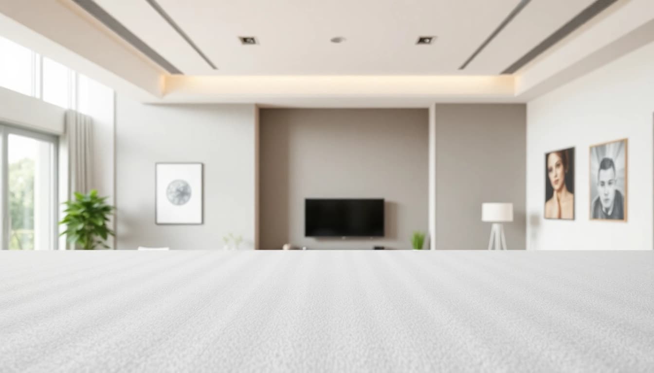 Explore mass loaded vinyl installation in a modern interior, showcasing soundproofing benefits.