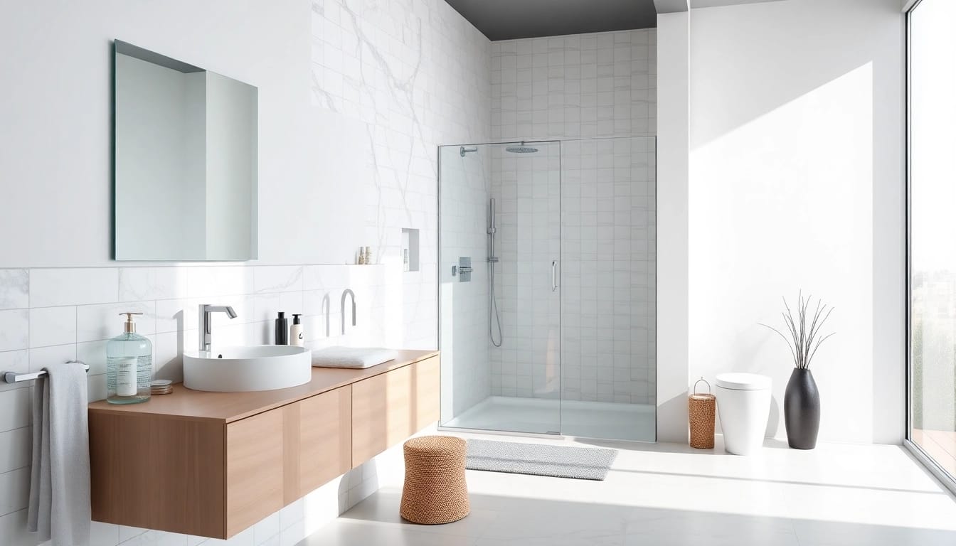 Erleben Sie sonni sanitär mit stilvollen Badezimmerdesigns und modernen Sanitäranlagen.