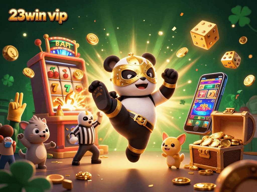 Engage in thrilling winning moments at 23win vip casino with vibrant characters and explosive jackpots.
