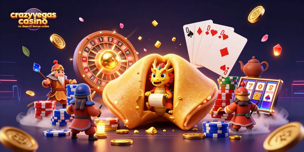 Experience the excitement of crazyvegas casino no deposit bonus codes with vibrant illustrations of gaming elements and characters.