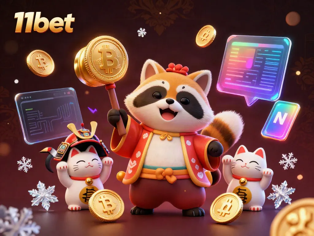 Engage with 11bet and explore thrilling betting opportunities surrounded by festive characters.