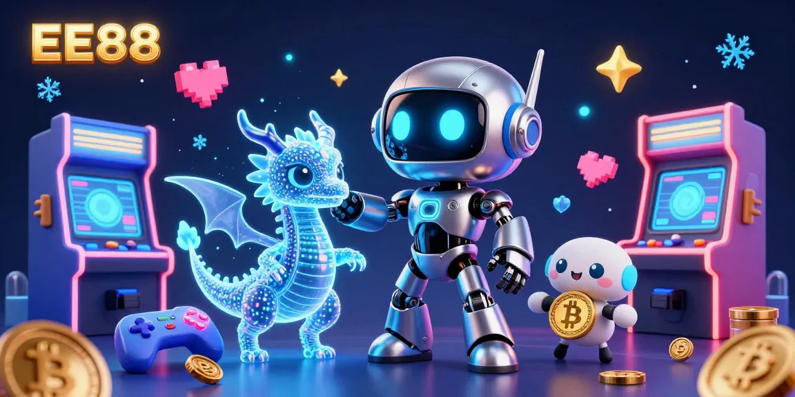 Experience exciting gaming adventures at EE88 with 3D characters and vibrant casino elements.