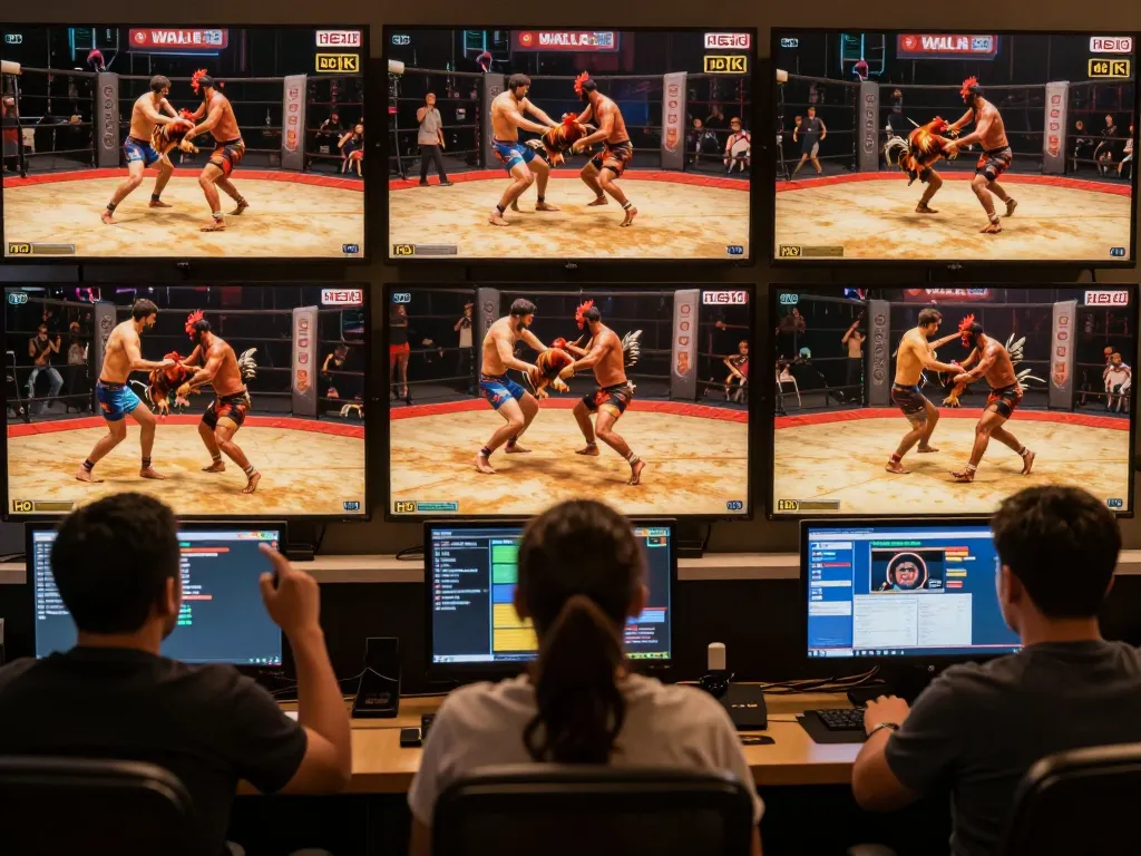Watch live events unfold on WALA88 as thrilling chicken fights engage eager bettors and viewers