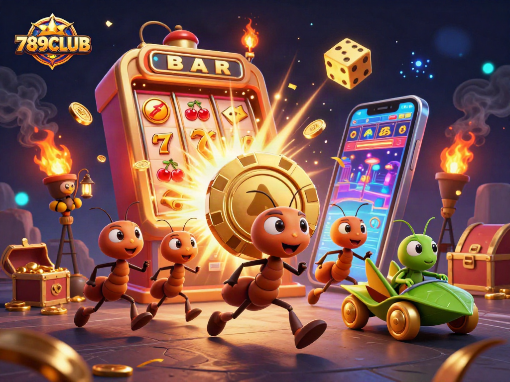 Engagingly depict 789CLUB’s dynamic casino universe with charming heist characters and vibrant gaming elements.