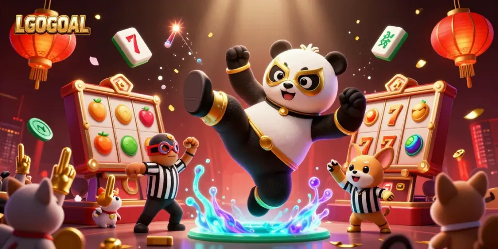 Engage in exciting gambling action at LGOGOAL featuring dynamic casino scenes with vibrant characters.