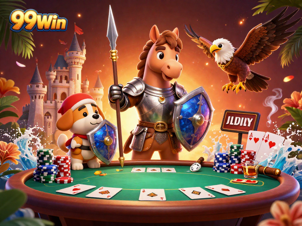 Engage in exciting gameplay at 99Win featuring dynamic poker action and a vibrant casino atmosphere.