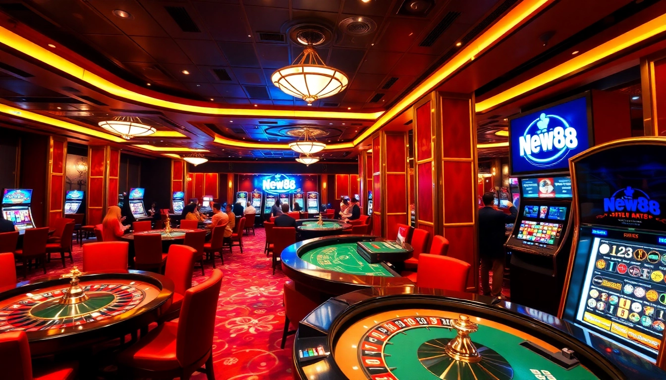 Experience thrilling games at https://new88.pet/ with elegant casino action showcasing poker and roulette.