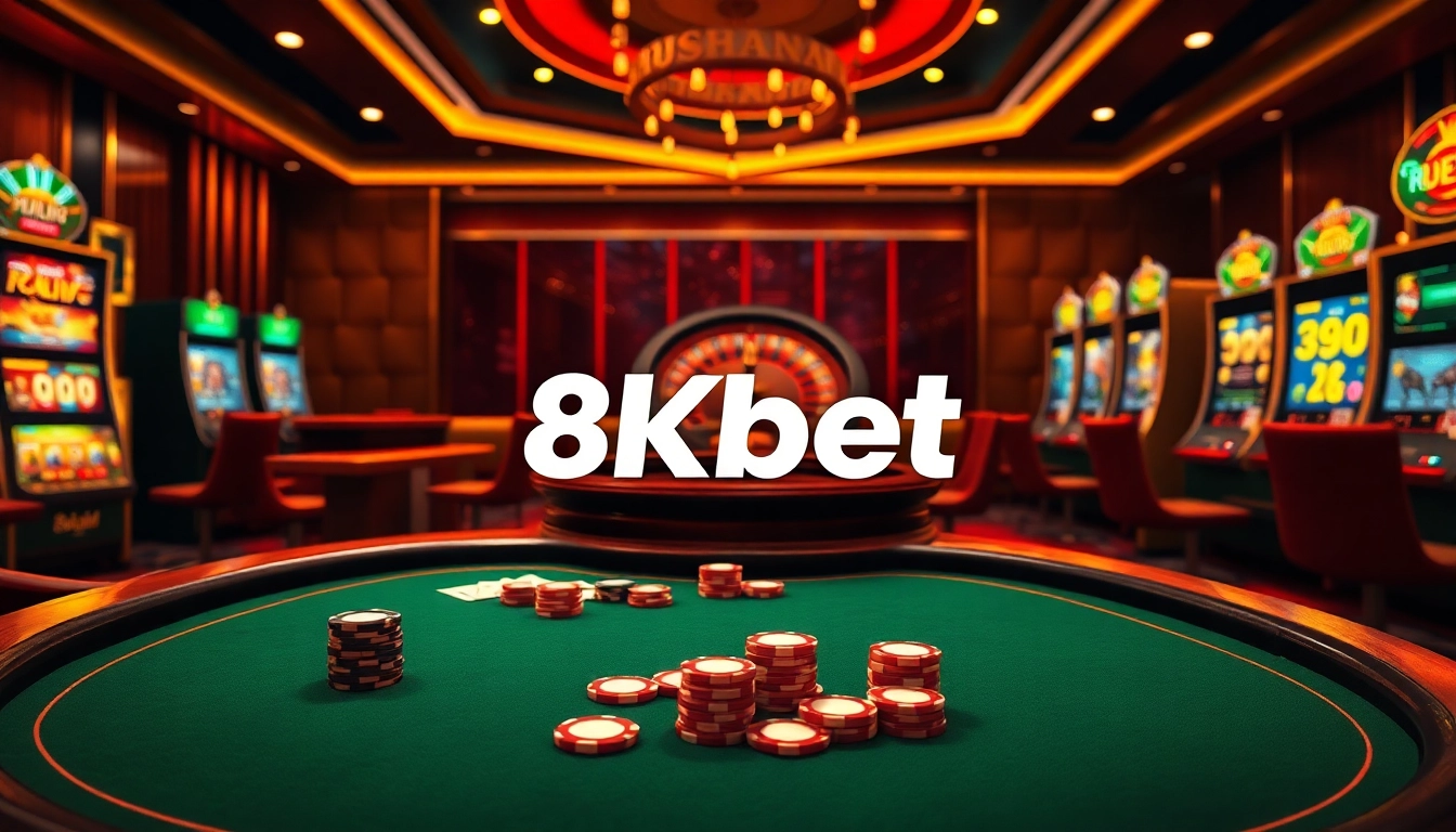 Experience thrilling gameplay at 8kbet with exquisite online casino visuals and excitement.