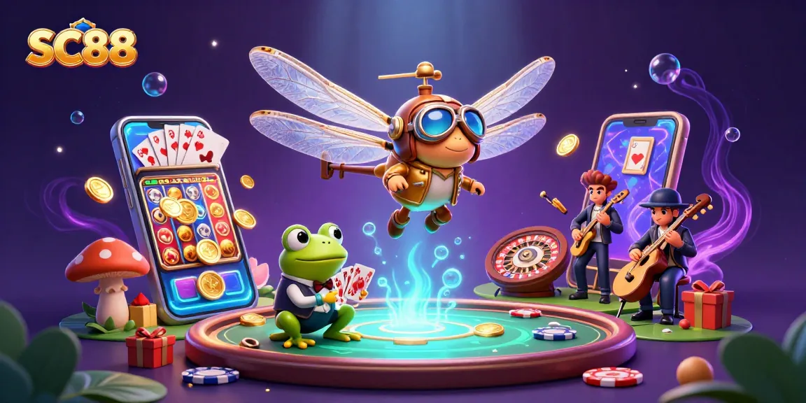Play slots to win big at SC88, featuring colorful games and dynamic casino action.