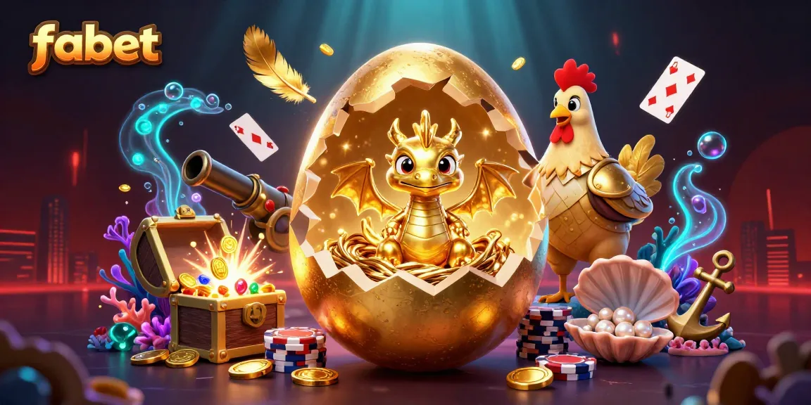 Win fabulous prizes at fabet with a radiant golden dragon and poker chips in a dynamic casino scene.