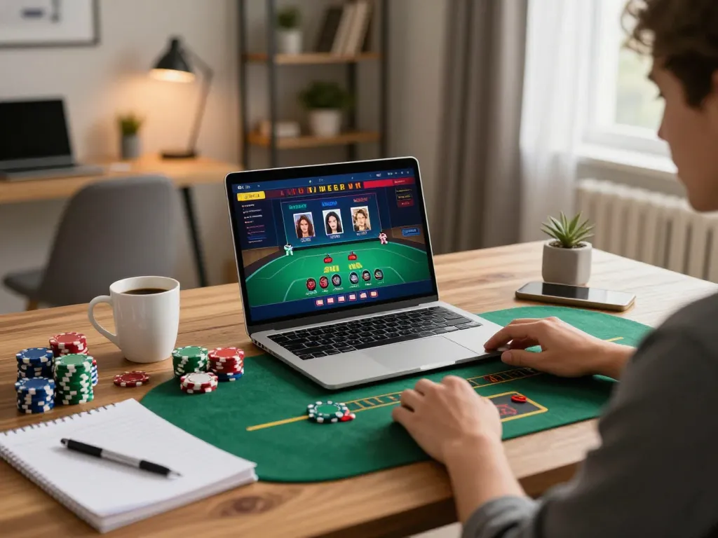 Betting strategies unfold as players explore 789 online casino games at home.
