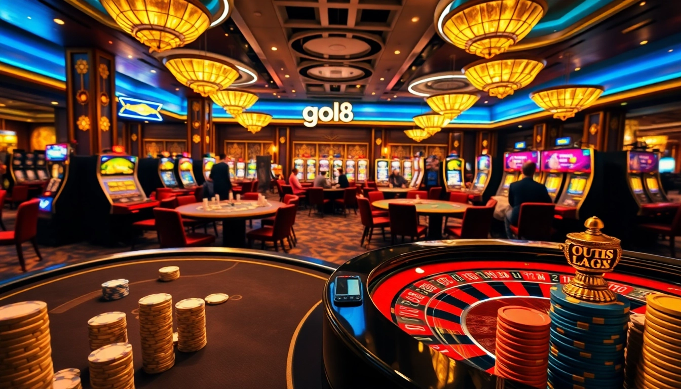 Experience the thrill of go8 gaming with luxurious tables, exciting card play, and vibrant casino atmosphere.