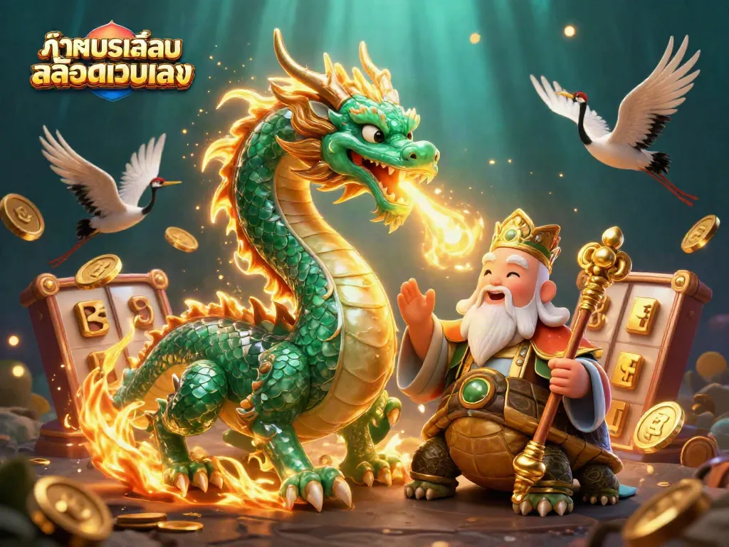 ทดลองเล่นสล็อตเว็บตรง กับมังกรมรกตและหอยทากในฉากคาสิโน