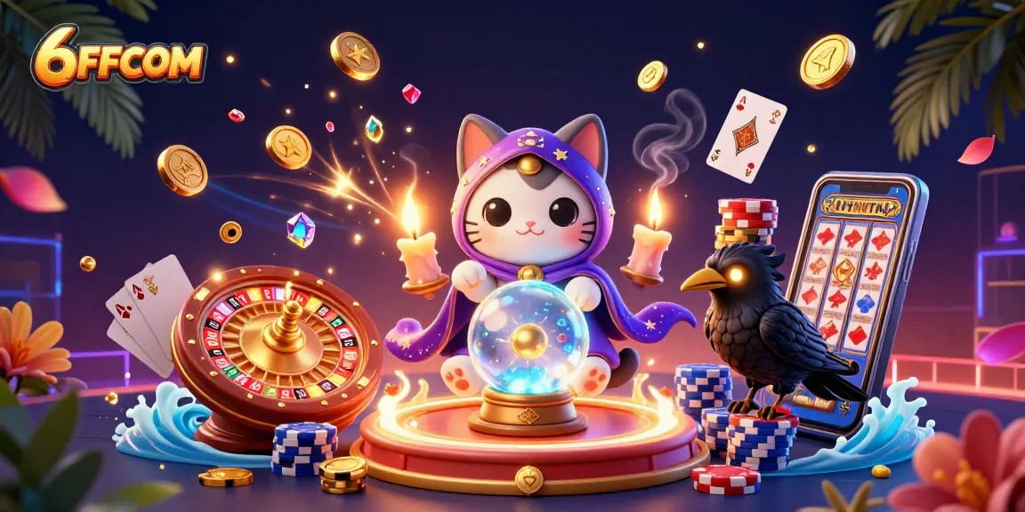 Experience thrilling gameplay action at 6FFCOM with captivating casino characters and dynamic elements.