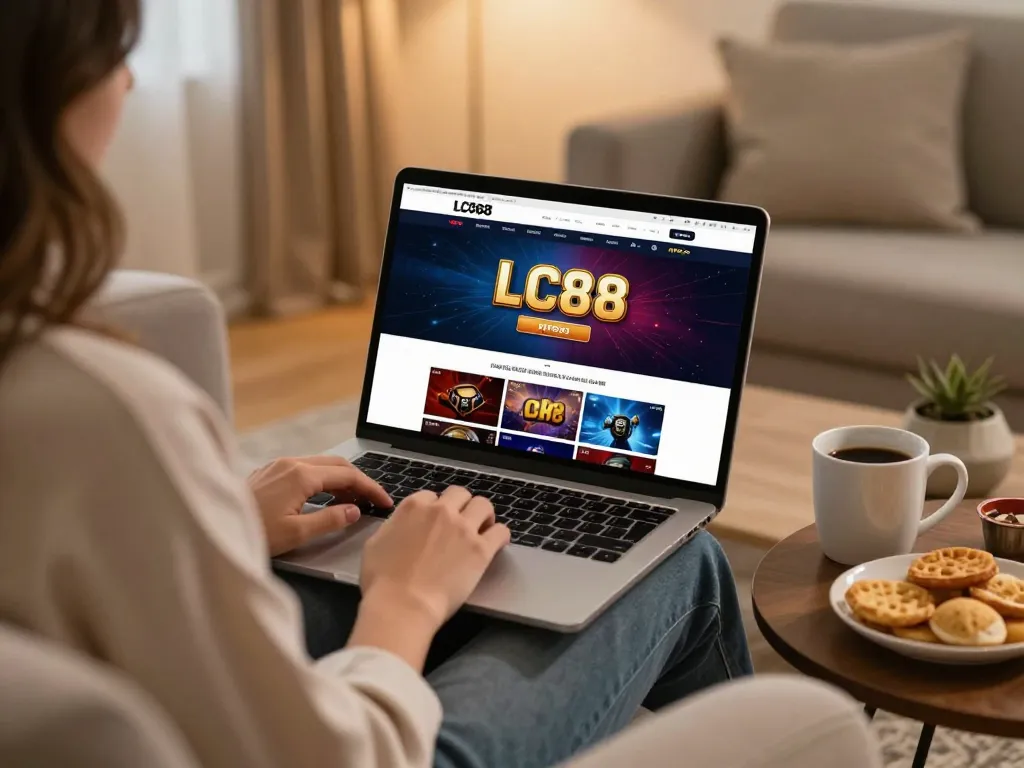 Engaging home gaming experience on LC88 casino site, showcasing strategic gameplay.