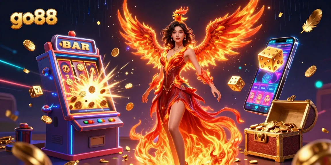 Experience thrilling slots and jackpots at go88 with dramatic visuals and colorful casino elements.