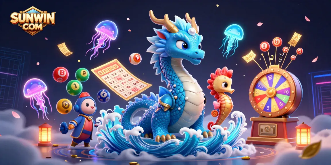 Engage with the vibrant world of SUNWIN COM through a mesmerizing illustration of gaming excitement.