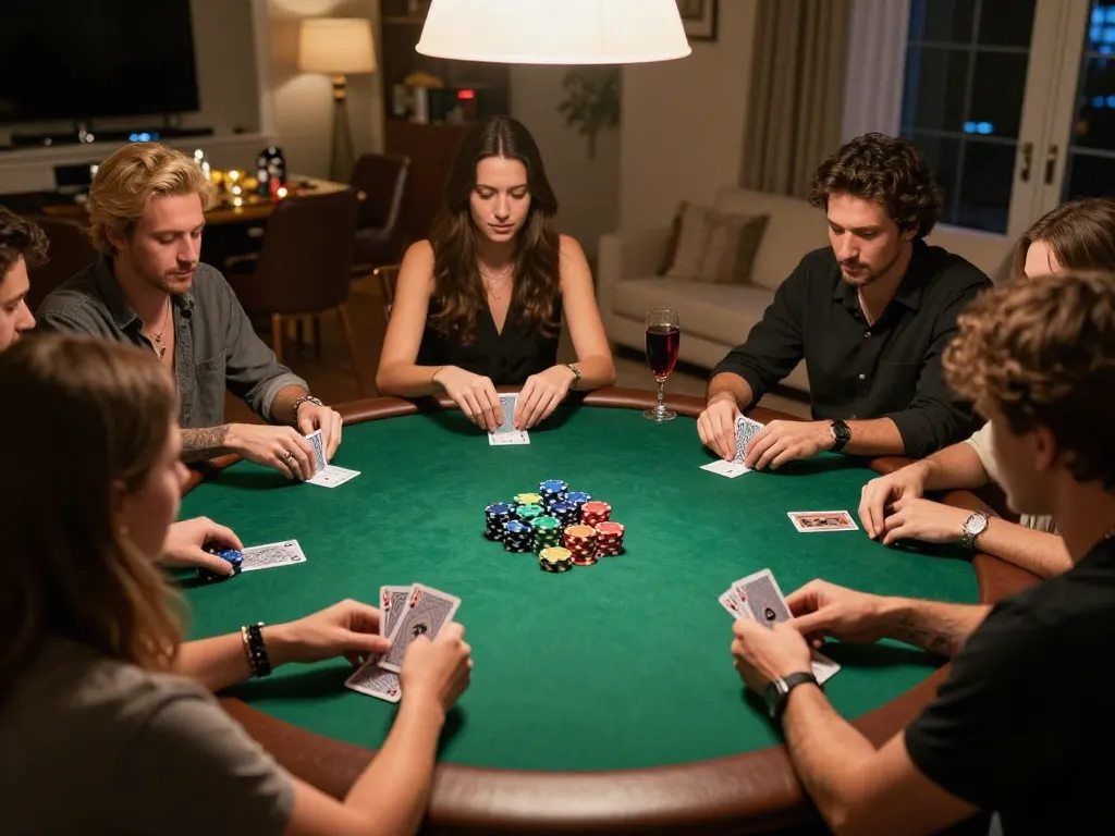 Play strategic poker with friends at home using vipwin for an enjoyable gaming experience.