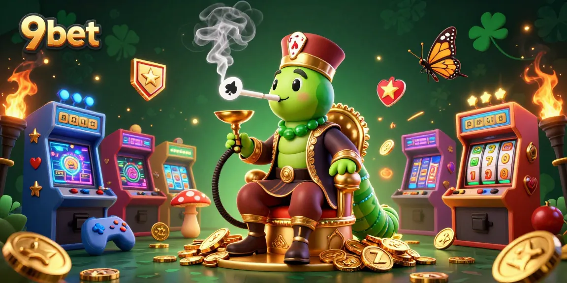 Experience winning thrills at 9bet with vibrant 3D casino gaming elements and characters.