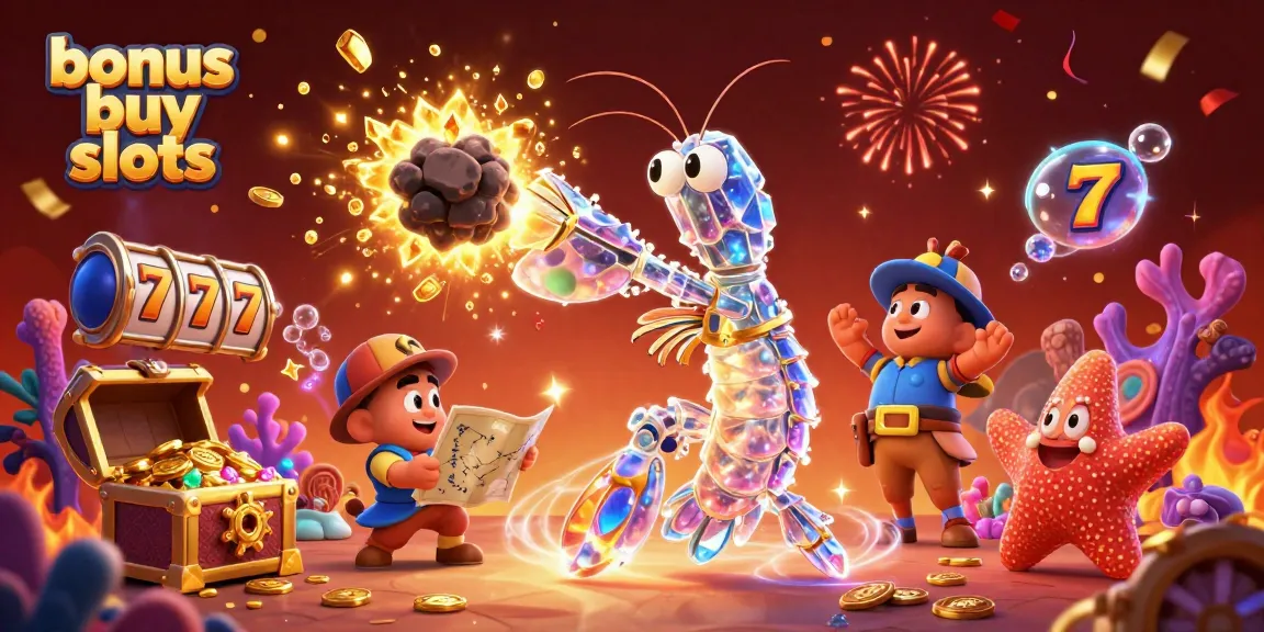 Experience thrilling bonus buy slots with vibrant visuals of exciting gameplay.