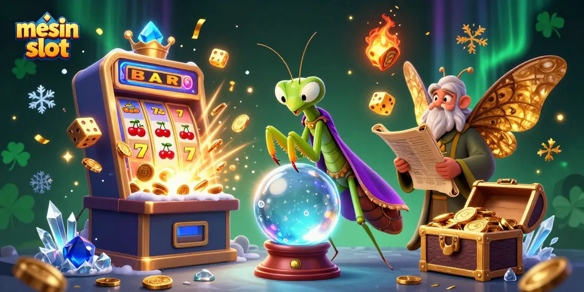 Experience the thrill of mesin slot in a vibrant casino scene with engaging characters and exciting game elements.