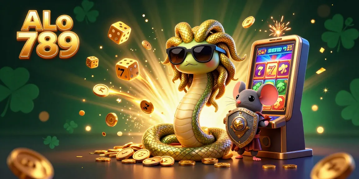Experience thrilling gameplay at ALo 789 with a vibrant 3D casino scene showcasing exciting gambling action and characters.