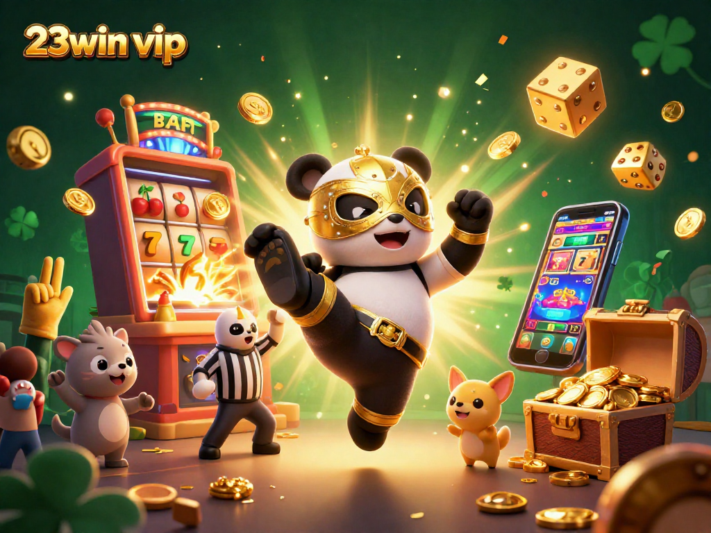 Engage in thrilling winning moments at 23win vip casino with vibrant characters and explosive jackpots.