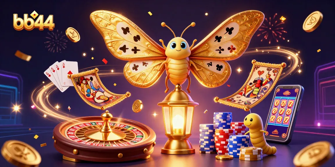 Experience thrilling gameplay with bb44 in this vibrant 3D casino illustration showcasing dynamic action.