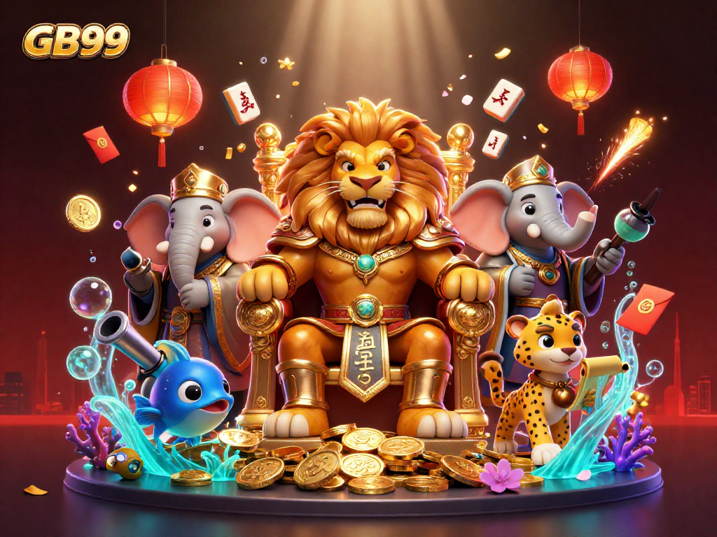 Experience thrilling fish shooting games at GB99 with captivating graphics and action!