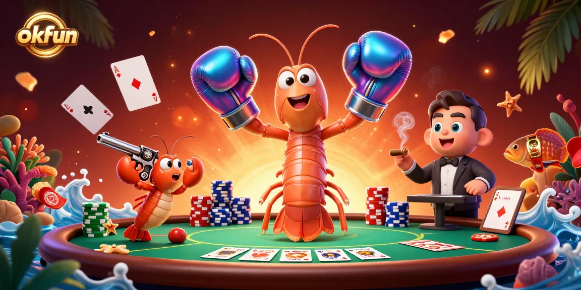 Experience thrilling poker with okfun featuring vibrant characters and dynamic casino elements.