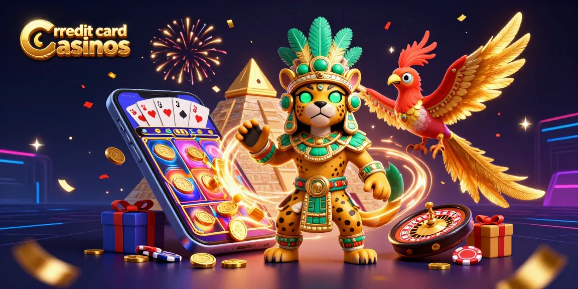 Engage in thrilling gameplay at credit card casinos with dynamic slots and casino excitement.