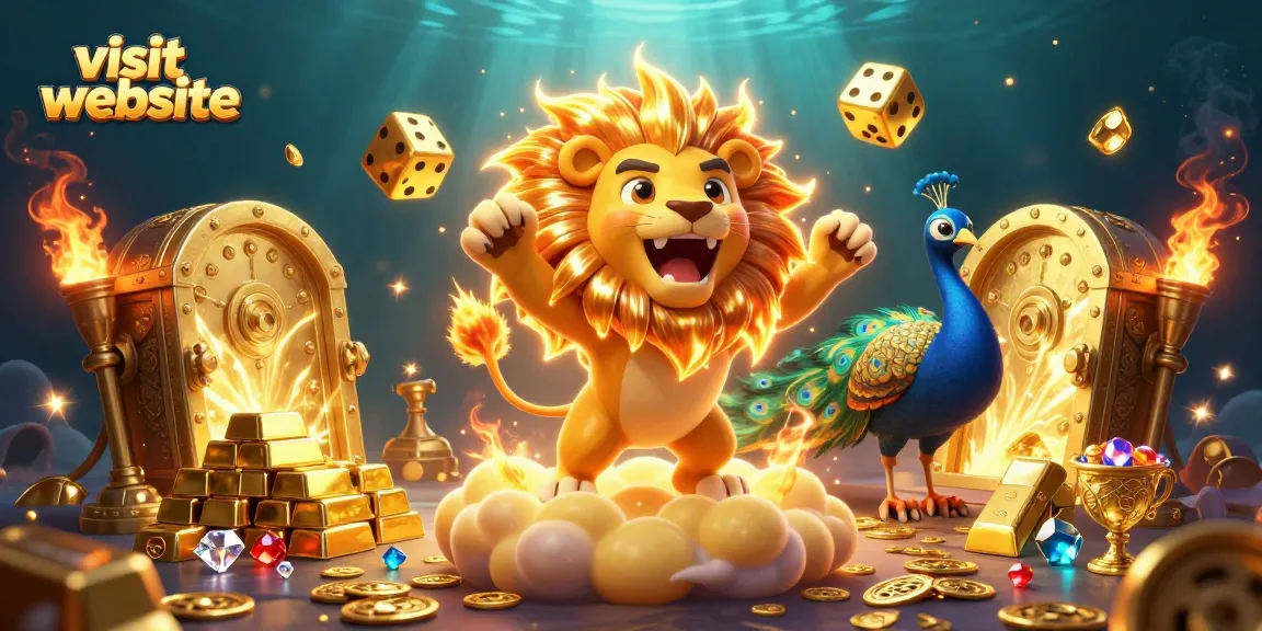 Visit website to experience exhilarating casino adventures with golden treasures and vibrant game elements.
