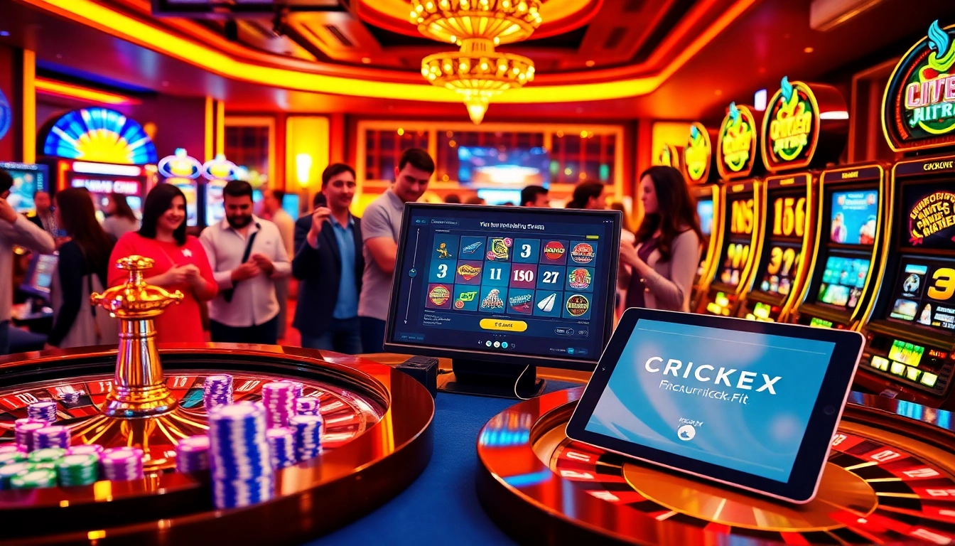 Experience thrilling betting at https://crickex.fit/ with interactive casino elements and diverse players.