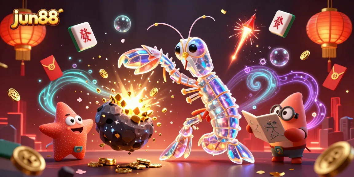Experience thrilling gambling action with jun88 through an explosive 3D casino illustration showcasing a unique galactic design.