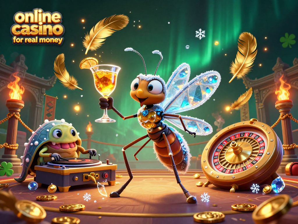 Experience excitement at this online casino for real money with vibrant characters and dynamic gaming elements.