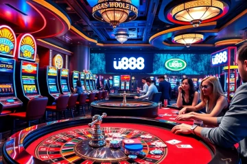 Experience high-stakes action with u88 at a dazzling casino featuring vibrant slots and strategy-rich poker tables.