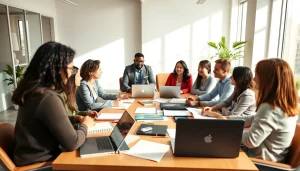 How to find my perfect career guidance in a collaborative office environment with diverse participants.