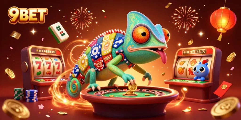 Engage in thrilling casino fun at 9BET with immersive slot action and vibrant gameplay elements.